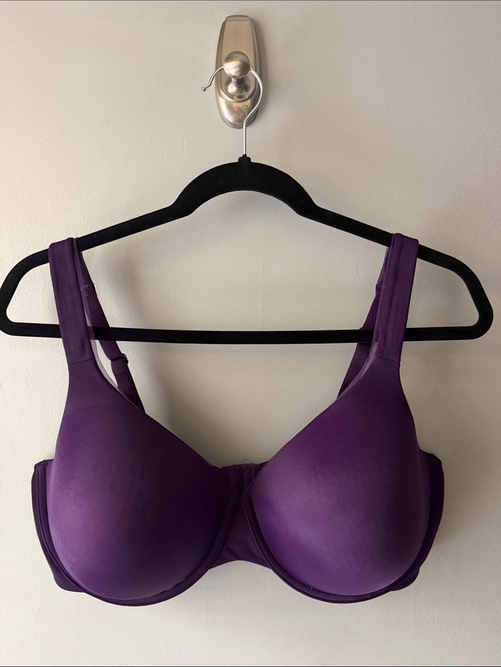 Everyday Smooth Support Bra in Deep Purple